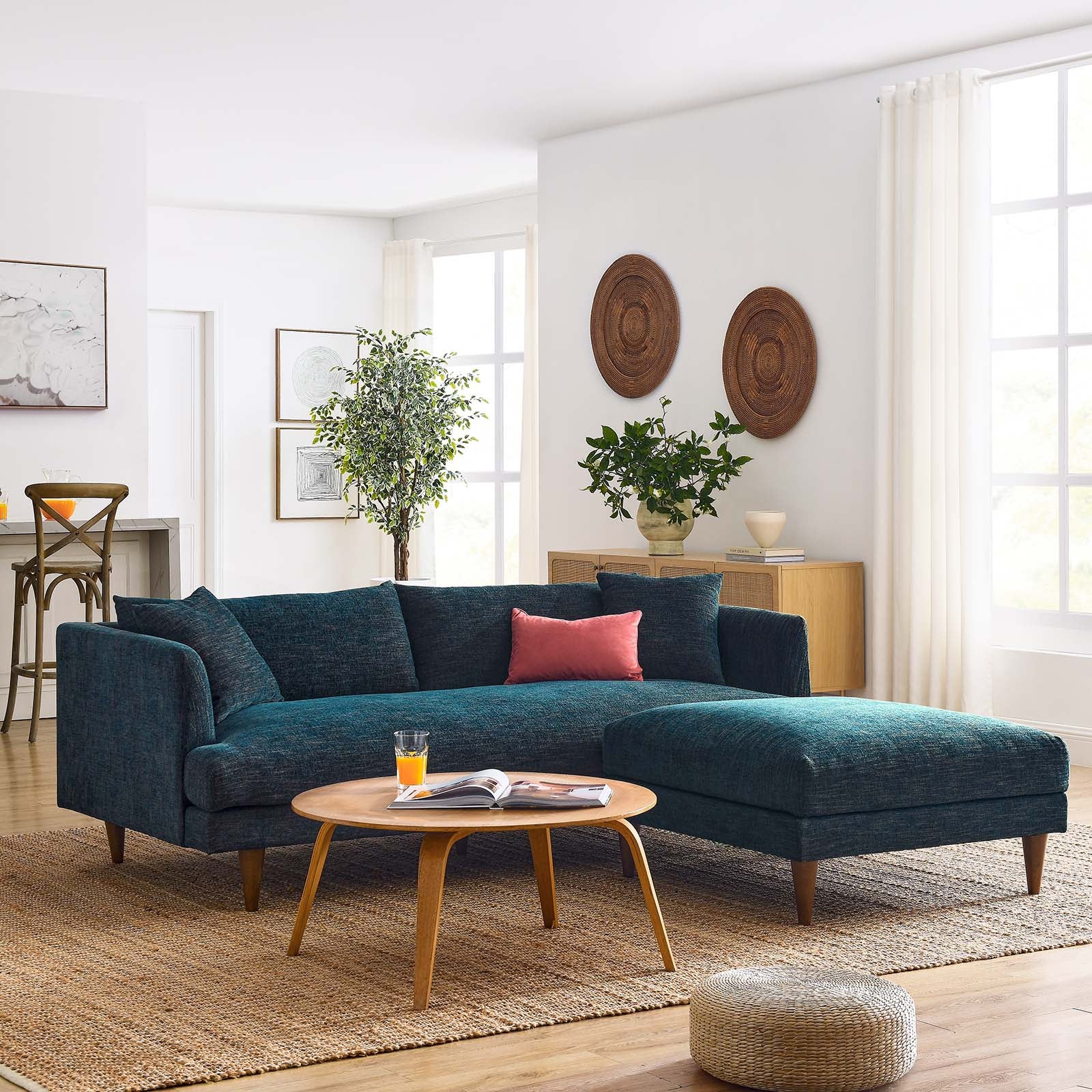 Zoya Down Filled Overstuffed Sofa and Ottoman Set By Modway - EEI-6614 - Image 9