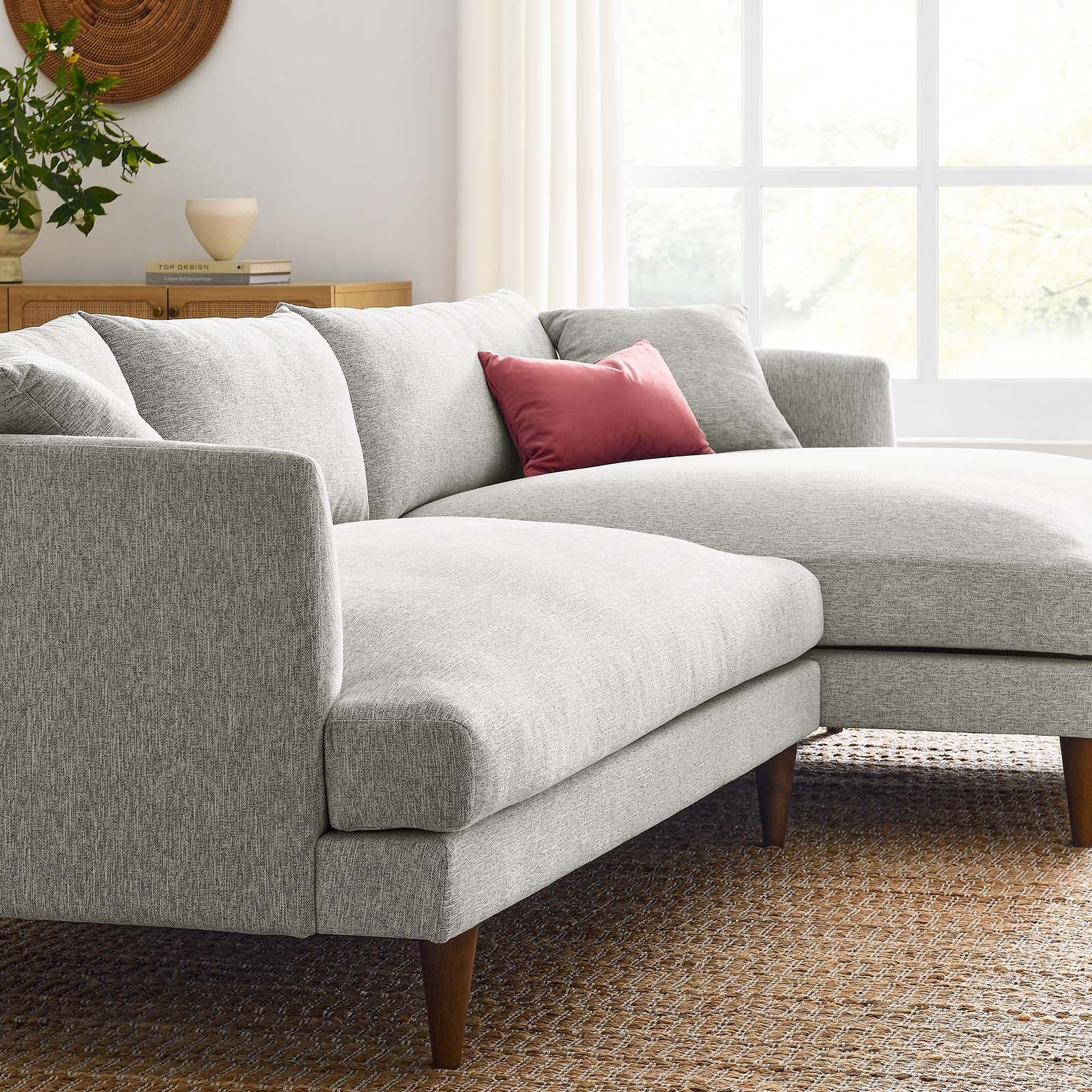 Zoya Right-Facing Down Filled Overstuffed Sectional Sofa By Modway - EEI-6612 - Image 17