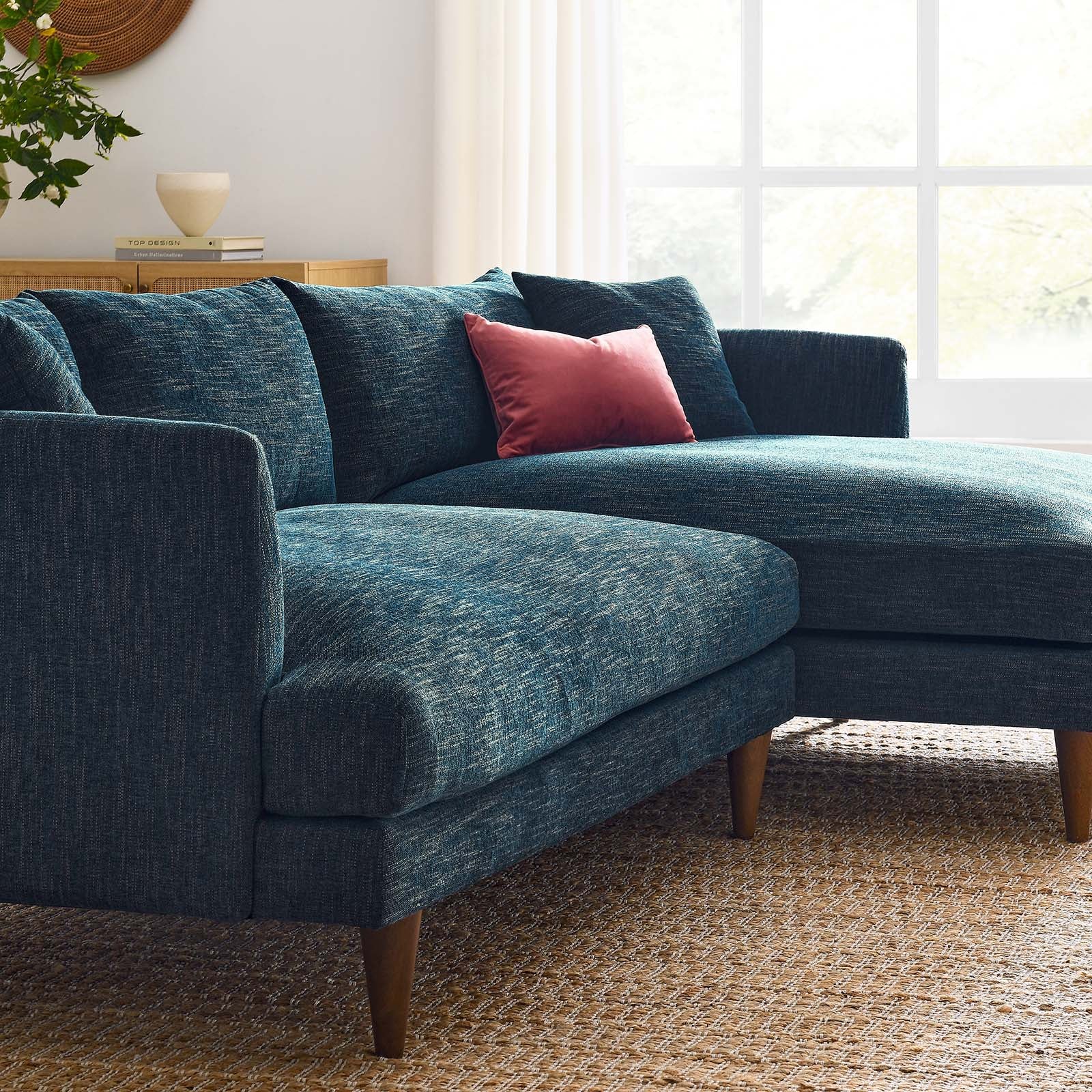 Zoya Right-Facing Down Filled Overstuffed Sectional Sofa By Modway - EEI-6612 - Image 5