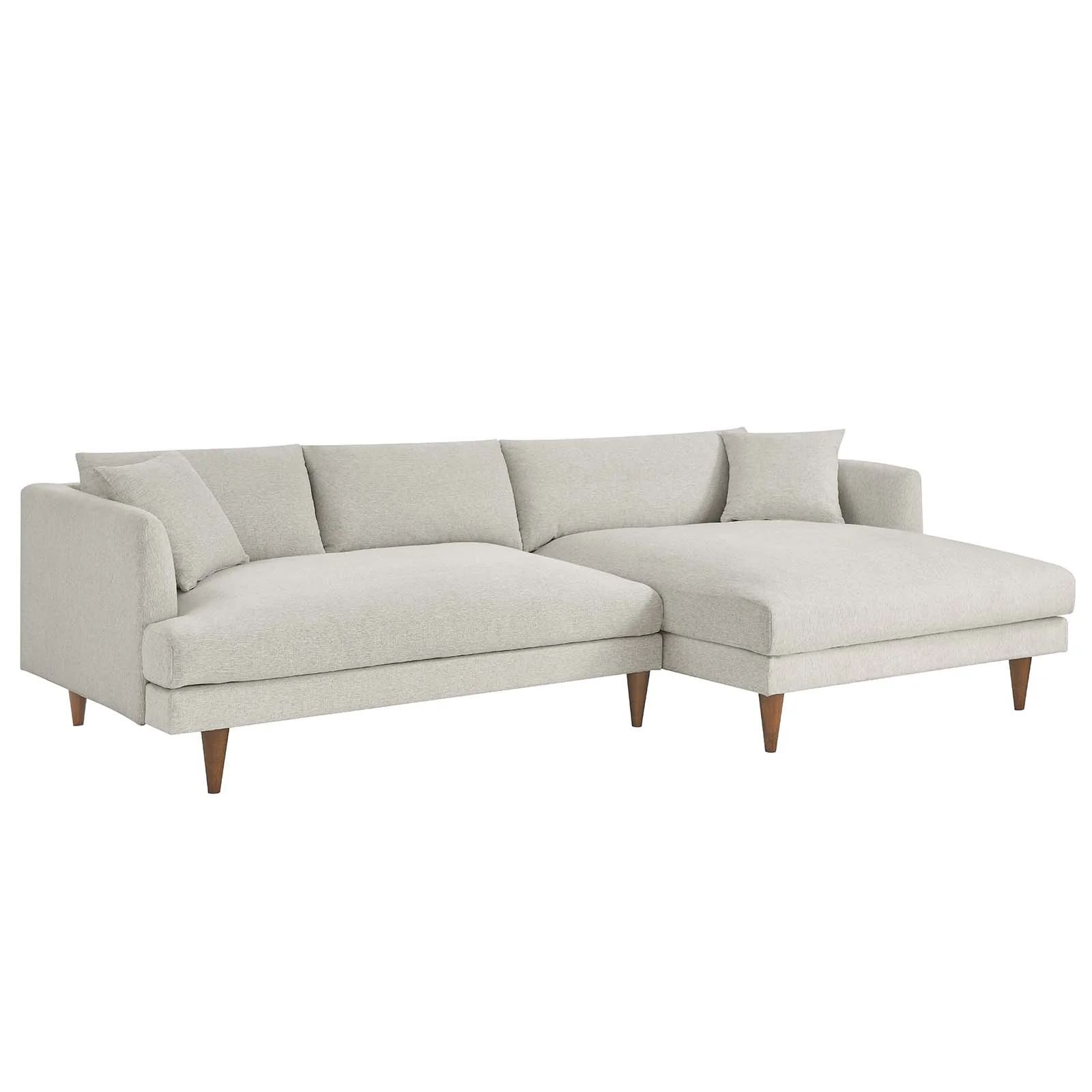 Zoya Right-Facing Down Filled Overstuffed Sectional Sofa By Modway - EEI-6612 - Image 7